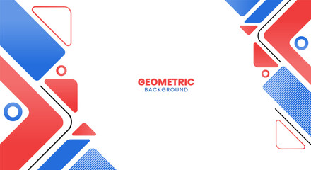 Wall Mural - Abstract geometric background