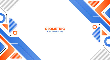 Wall Mural - Abstract geometric background
