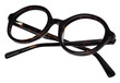 © amedeoemaja - Brown leopard spotted glasses isolated on white background, spectacle for display or advertising sign or for a web banner