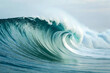 © Emdaduol - Multi-layered abstract wave illusion flows in blue and white forming modern soft motion composition