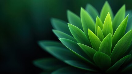 Wall Mural - a close up of a green leafy plant