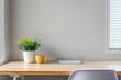 © MoodQueen51 - Workstation for Office Employees Notably a Crafted Desk Superb Artistry and a Vibe of Elegance, Generative AI.
