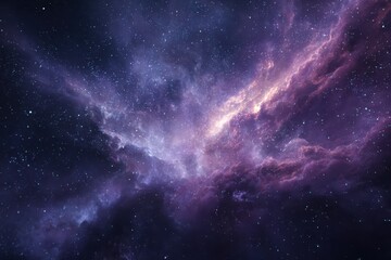 Wall Mural - vibrant cosmic clouds and stellar formations illuminating the expanse of space in a stunning celesti