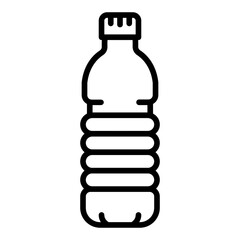 Wall Mural - water bottle icon vector image. can be used for morning and breakfast.