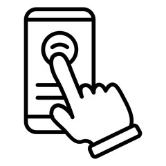 Mobile App icon vector image. Can be used for Coding and Development.