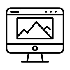 Wall Mural - web design icon vector image. can be used for seo and web.
