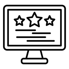 Wall Mural - design review icon vector image. can be used for quality assurance.