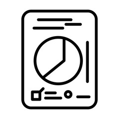 Wall Mural - test data icon vector image. can be used for quality assurance.