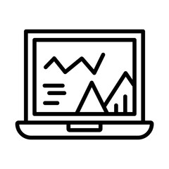 Wall Mural - analysis icon vector image. can be used for business analytics.