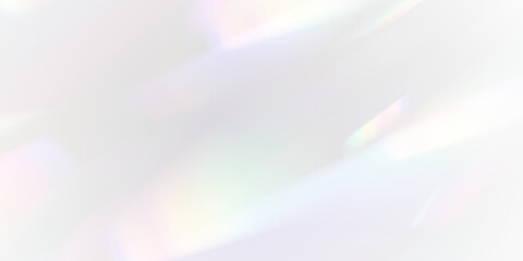 Wall Mural - png surface with glowing holographic rainbow splash and lens effect light dispersion prism caustic s