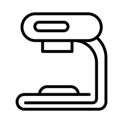 Wall Mural - scanning device icon vector image. can be used for biometrics.