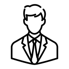 Wall Mural - business analyst icon vector image. can be used for diversity.