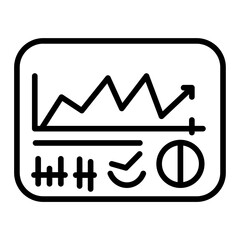 Wall Mural - stats notification icon vector image. can be used for trading.