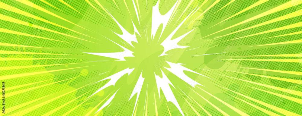 free explosive anime energy image - anime, manga,... Anime explosion radiating bright green energy beams outward from center ...