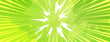 © klyaksun - Anime explosion radiating bright green energy beams outward from center. Comic style burst with dynamic motion, sharp rays on bright halftone background for manga battle scenes and superhero action.