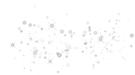 Wall Mural - glitter particles with transparency. png starry cloud with dust. shining stars