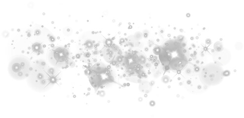 Wall Mural - glitter particles with transparency. png starry cloud with dust. shining stars