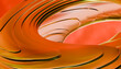 © Westend61 - Abstract 3D orange geometric render with curved shapes and vivid color