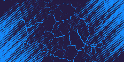 Abstract shape grunge halftones dot texture, Vector illustration.