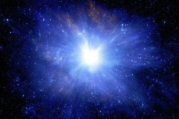 Wall Mural - Explosion in outer space