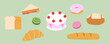 © Seiju - Bakery and Pastry Food Vector Illustration set