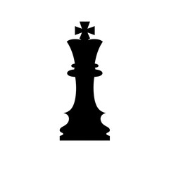 Wall Mural - chess piece silhouette