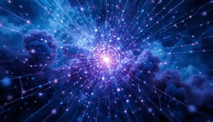 Wall Mural - abstract space background