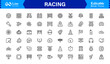 © MDSalim - Racing Essentials in a Professional Line Icon Set – Modern, Minimal, Pixel-Perfect Symbols for Motorsports and Speed Themes