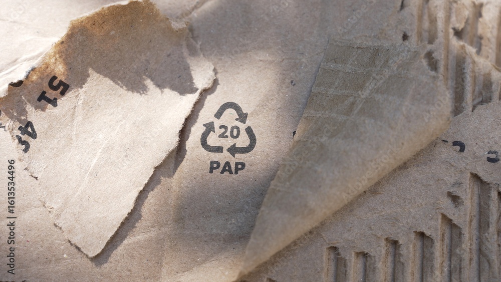 Pap Charge Code 20 pap recycling code. Corrugated fiberboard, Cardboard boxes Stock ...