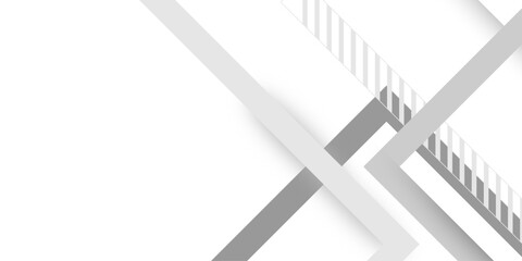 Wall Mural - abstract white and grey gradient overlay texture shiny line background. layered in modern abstract p