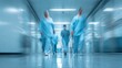 © Erwin - Blurred motion of medical personnel in a hospital corridor