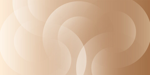 Wall Mural - elegant abstract background with overlapping translucent circles in beige tones, ideal for minimalis