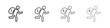 © Vipul - Robbery icon vector illustration, line design icon. Editable strokes.