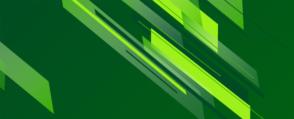 Wall Mural - high-tech abstract green pattern with fast-moving lines, perfect for presentations and innovation vi