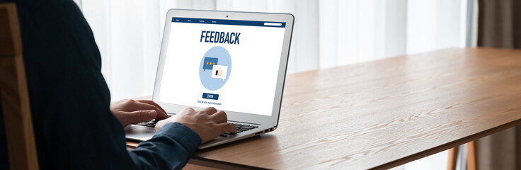 Wall Mural - customer feedback and review analysis by modish computer software for corporate business