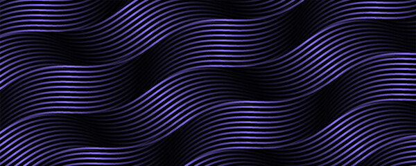 Wall Mural - Dynamic purple abstract vector background with diagonal stripes. Trendy classic colors. 3D business presentation banner cover. Fast-moving soft dot shadows. Vector illustration.