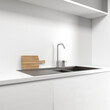 © ibrahimtaylan - Modern kitchen Stainless steal faucet with water running into sink