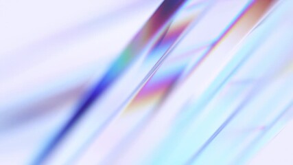 Wall Mural - abstract animation, soft background with color dispersion effect, 4k seamless looping video, 3d rend