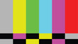 © IllustraVault - TV loses signal. tv test screen pattern for television calibration no text. vector illustration