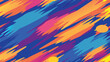 © ThahaminaMostarin - Abstract colorful background of gradient strokes on a dark blue artistic vector illustration