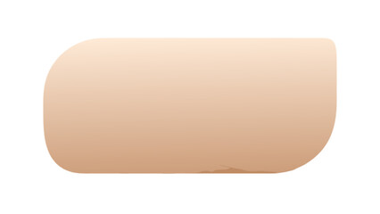 Beige rounded rectangle shape vector graphic design element for web and print design