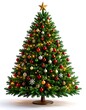 © Bibi - Christmas tree with colorful ornaments and lights