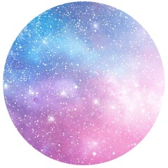 Canvas Print - colorful galaxy starry night sky