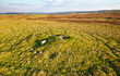 © David Matthew Lyons - White Raise Bronze Age round cairn and burial cist on Moor Divock at NY 48887 22429. Neolithic Bronze Age landscape. Askham Fell, Cumbria. View to SE