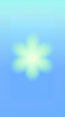 Wall Mural - simple shape flower background wallpaper abstract.