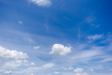 Wall Mural - clear blue sky background,clouds with background, blue sky background with tiny clouds. white fluffy