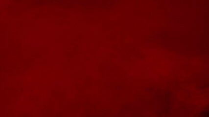 Wall Mural - a thick, blood-red mist swirls and flows slowly on a black background. ideal overlay for horror film