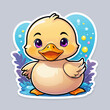© Tazain - Cute duck Sticker