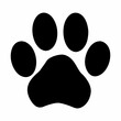 © LORD VECTOR - Isolated Paw Print Black Silhouette