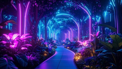 Quantum Data Flow, Tech Background. Future technology digital abstract background concept. 3d rendering